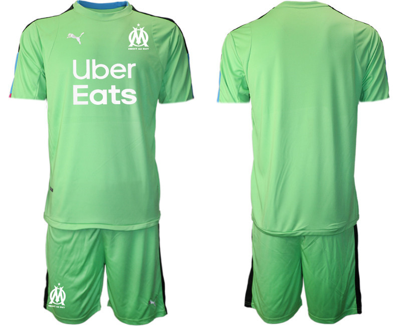 2020 21 Marseilles Fruit Green Goalkeeper Soccer Jersey