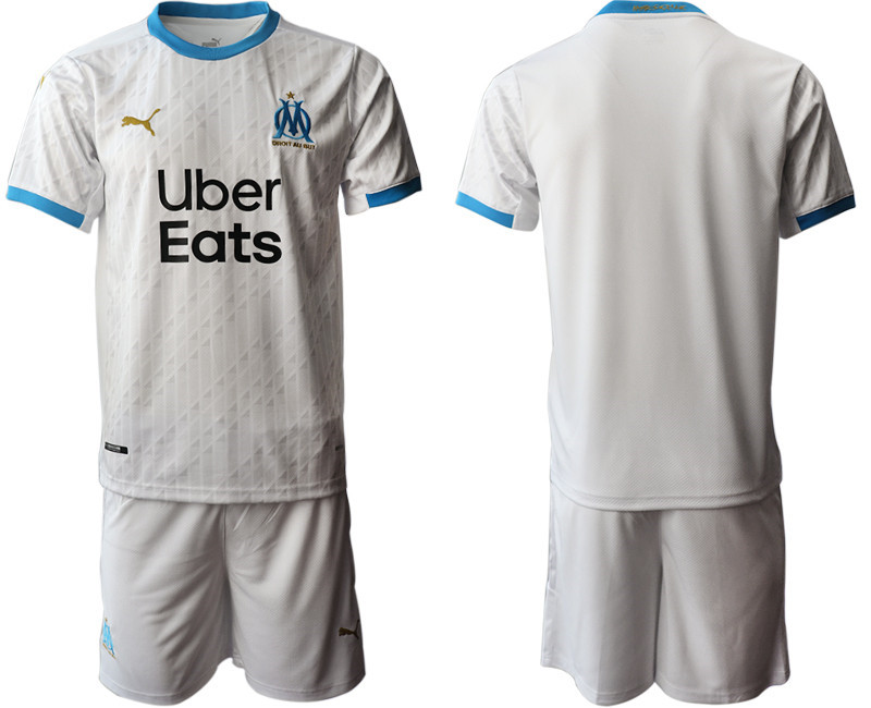 2020 21 Olympique de Marseille Home Soccer Jersey