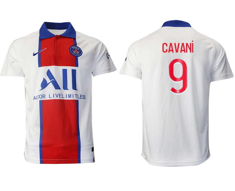 2020 21 Paris Saint Germain 9 CAVANI Away Thailand Soccer Jersey