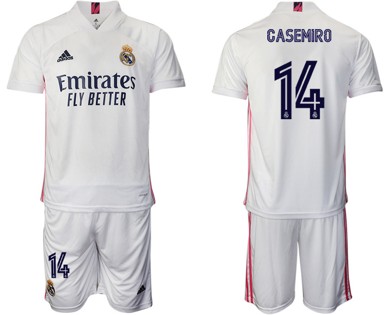 2020 21 Real Madrid 14 CASEMITRO Home Soccer Jersey