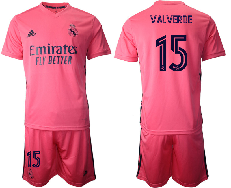 2020 21 Real Madrid 15 VALVERDE Away Soccer Jersey