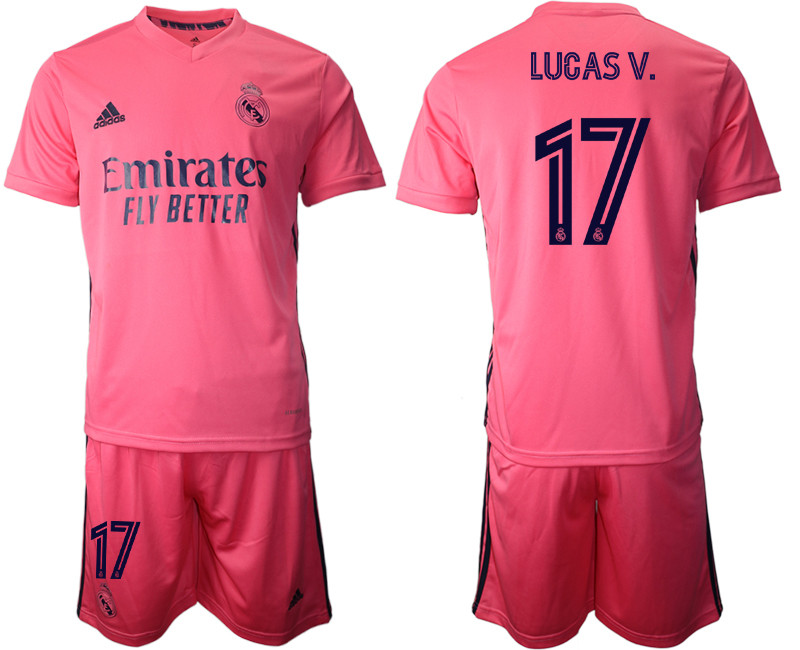 2020 21 Real Madrid 17 LUCAS V. Away Soccer Jersey