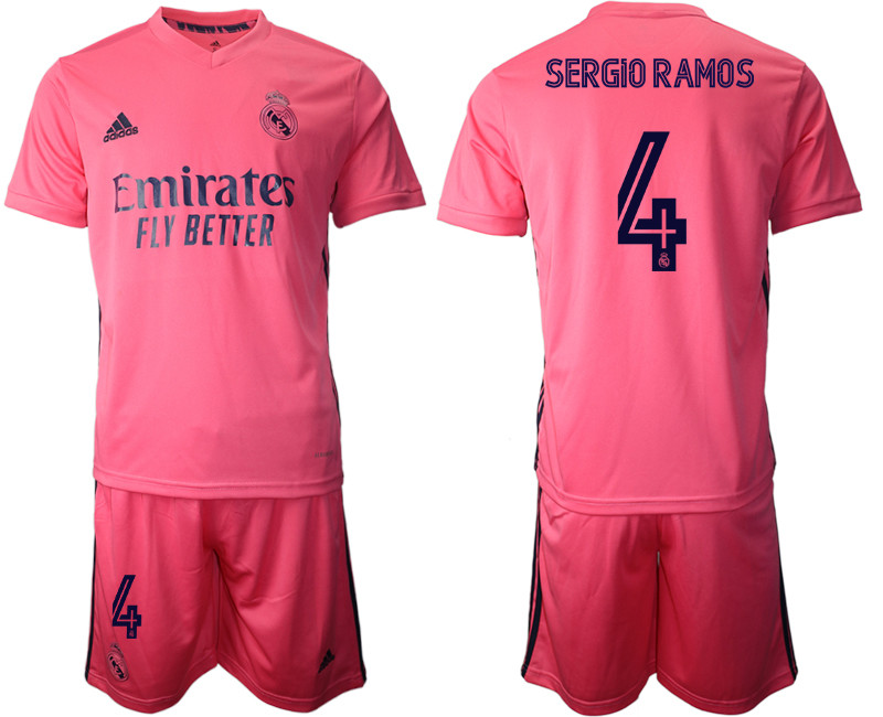 2020 21 Real Madrid 4 SERGIO RAMOS Away Soccer Jersey