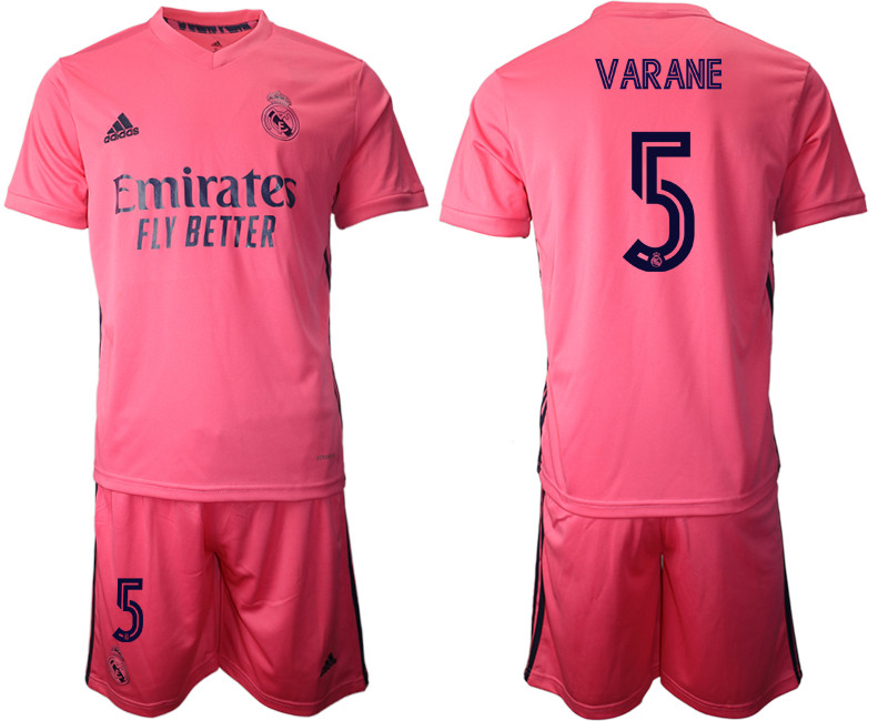 2020 21 Real Madrid 5 VARANE Away Soccer Jersey