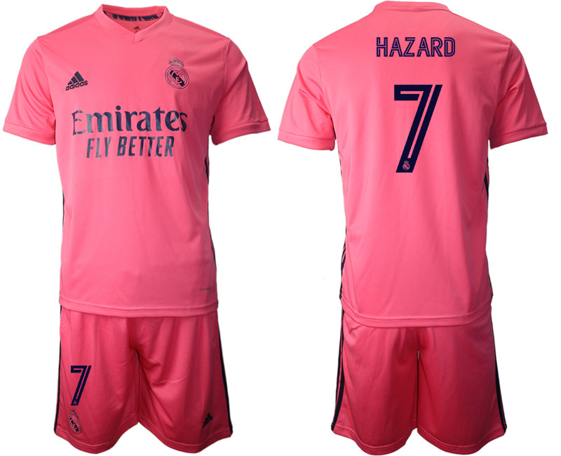 2020 21 Real Madrid 7 HAZARD Away Soccer Jersey