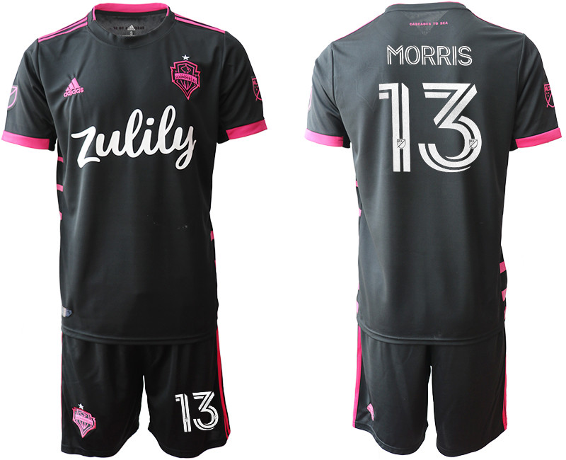 2020 21 Seattle Sounders 13 MORRIS Away Soccer Jersey