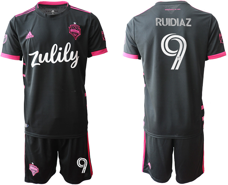 2020 21 Seattle Sounders 9 RUIDIAZ Away Soccer Jersey