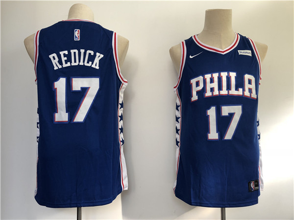 76ers 17 JJ Redick Blue  Swingman Jersey