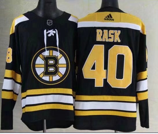  Boston Bruins #40 Tuukka Rask Black Home Authentic Stitched NHL Jersey