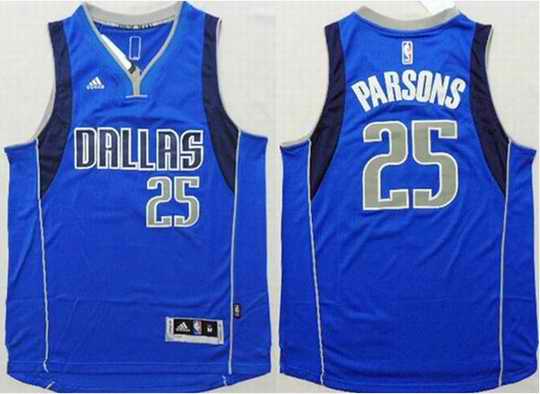  Dallas Mavericks 25 Chandler Parsons Revolution 30 Swingman Road Blue Jersey