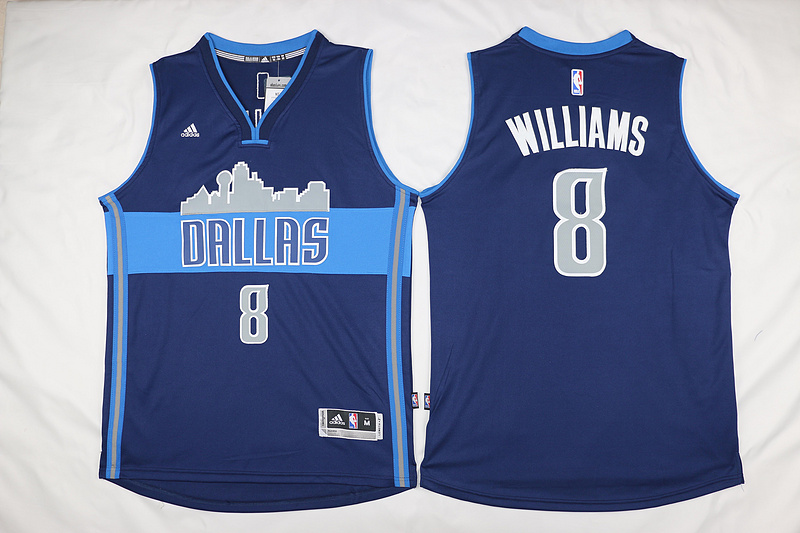  Dallas Mavericks 8 Deron Williams City edition jersey Revolution 30 Swingman Road Jersey