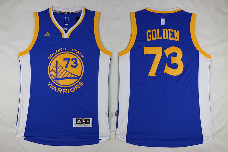  Golden State Warriors 2016 73 Win Blue Jersey