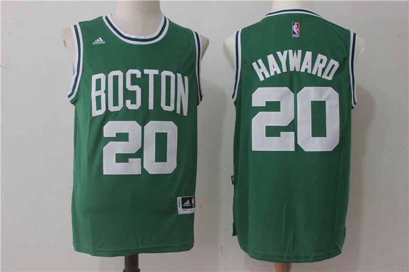  NBA Boston Celtics #20 Gordon Hayward New Revolution 30 Swingman Green Home Jersey