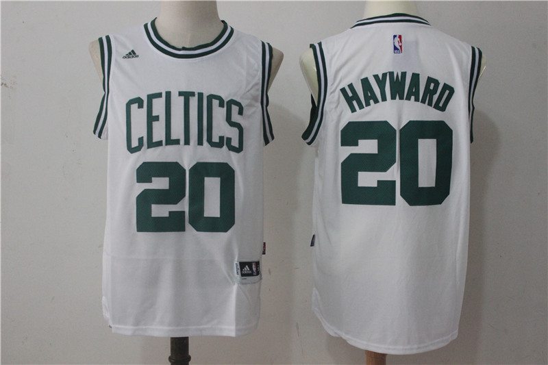  NBA Boston Celtics #20 Gordon Hayward New Revolution 30 Swingman White Jersey