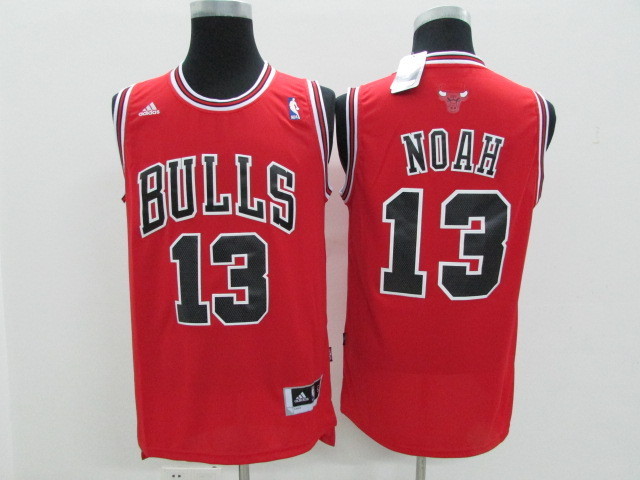  NBA Chicago Bulls 13 Joakim Noah New Revolution 30 Swingman Home Red Jersey