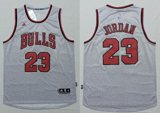  NBA Chicago Bulls 23 Michael Jordan Jersey New Revolution 30 Swingman Road grey Jersey