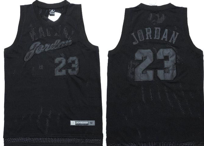  NBA Chicago Bulls 23 Michael Jordan New Revolution 30 Swingman Black Jersey