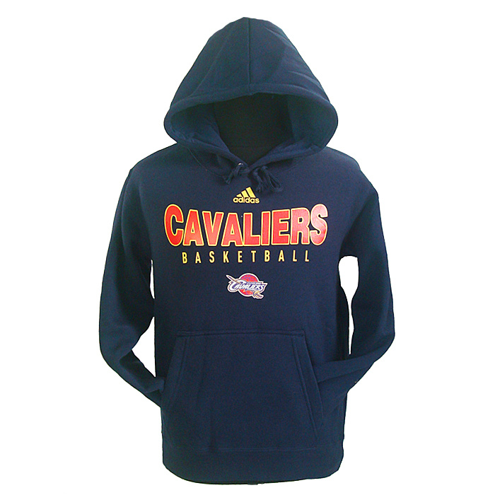  NBA Cleveland Cavaliers Flocking Blue Hoody