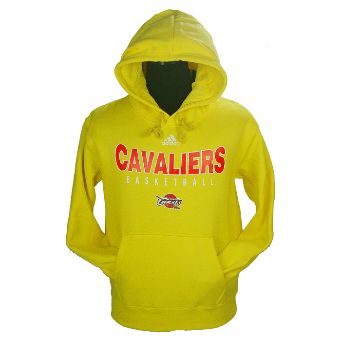  NBA Cleveland Cavaliers Flocking Yellow Hoody