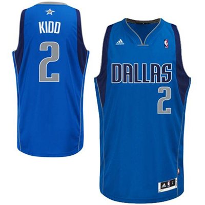  NBA Dallas Mavericks 2 Jason Kidd New Revolution 30 Swingman Blue Jersey