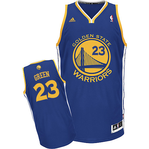  NBA Golden State Warriors 23 Draymond Green New Revolution 30 Swingman Blue Jersey