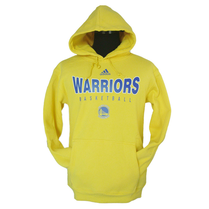  NBA Golden State Warriors Flocking Yellow Hoody