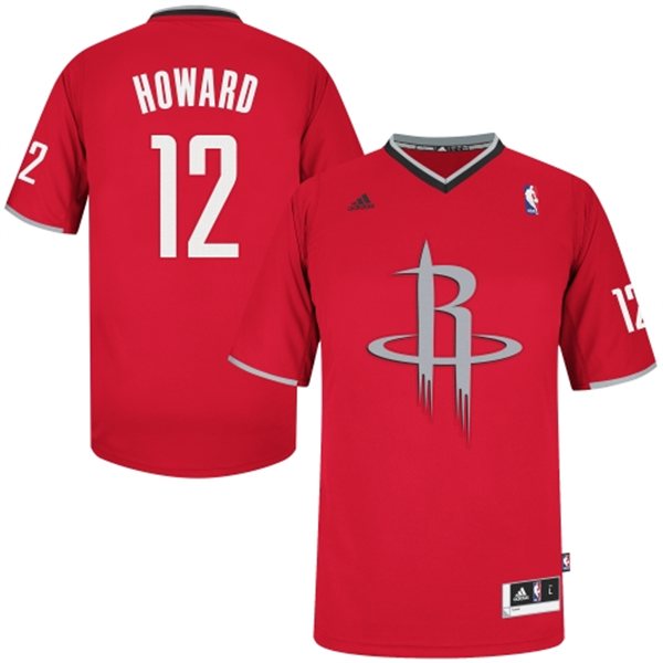  NBA Houston Rockets 12 Dwight Howard 2013 Christmas Day Fashion Swingman Red Jersey