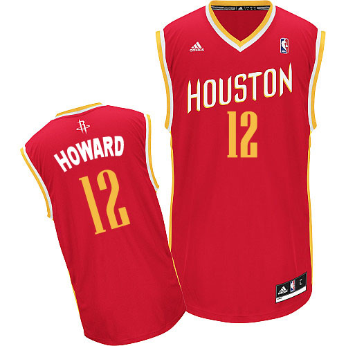  NBA Houston Rockets 12 Dwight Howard New Revolution 30 Swingman Alternate Red Jerseys