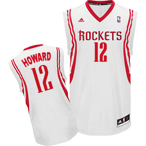  NBA Houston Rockets 12 Dwight Howard New Revolution 30 Swingman Home White Jerseys