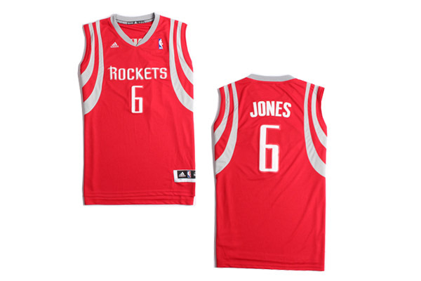  NBA Houston Rockets 6 Terrence Jones New Revolution 30 Swingman Red Jersey