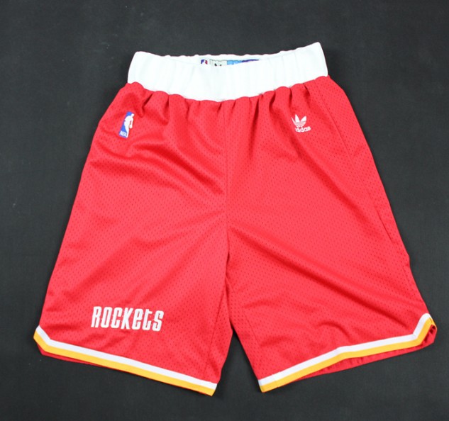  NBA Houston Rockets Throwback Soul Swingman Red Short