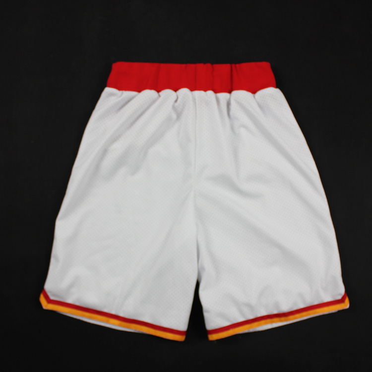  NBA Houston Rockets Throwback Soul Swingman White Shorts