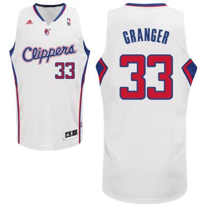  NBA Los Angeles Clippers 33 Danny Granger New Revolution 30 Swingman Home White Jersey