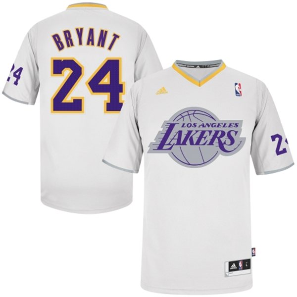  NBA Los Angeles Lakers 24 Kobe Bryant 2013 Christmas Day Fashion Swingman White Jersey