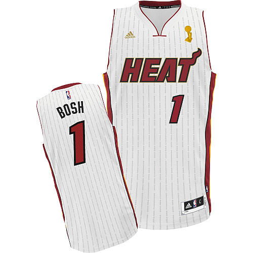  NBA Miami Heat 1 Chris Bosh 2012 Champions Ring Ceremony Swingman Jersey