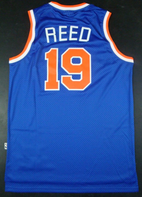  NBA New York Knicks 19 Willis Reed New Rev30 Swingman Throwback Blue Jerseys