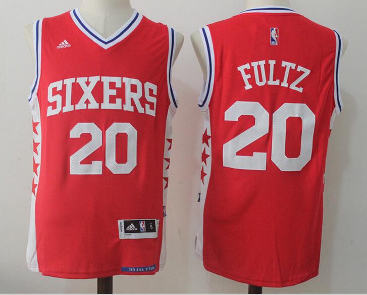  NBA Philadelphia 76ers 20 Markelle Fultz New Rev 30 Swingman Red Jersey