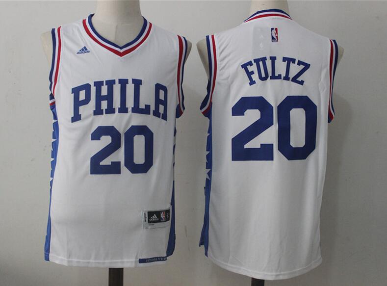  NBA Philadelphia 76ers 20 Markelle Fultz New Rev 30 Swingman White Jersey