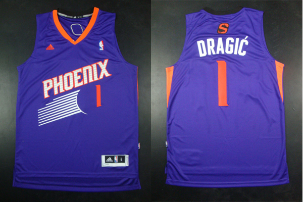  NBA Phoenix Suns 1 Goran Dragic New Revolution 30 Swingman Purple Jersey