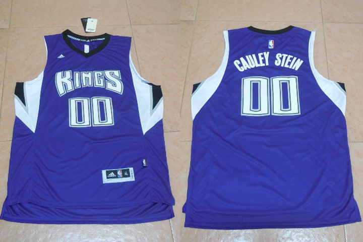  NBA Sacramento Kings 00 Willie Cauley Stein New Revolution 30 Swingman Blue Jersey