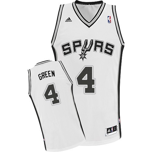  NBA San Antonio Spurs 4 Danny Green New Revolution 30 Swingman Home White Jersey