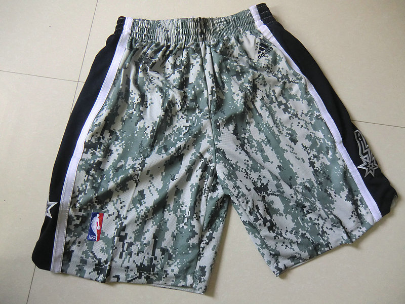  NBA San Antonio Spurs New Revolution 30 Swingman Camo Short