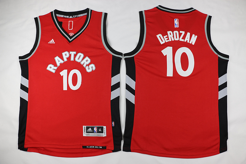  NBA Toronto Raptors 10 DeMar DeRozan Kid Jersey New Revolution 30 Swingman Red Youth Jersey