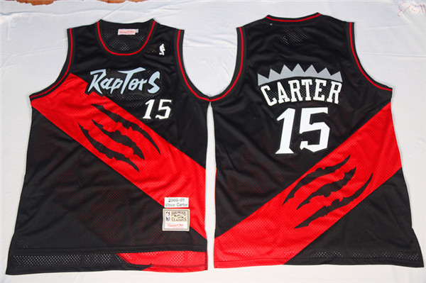  NBA Toronto Raptors 15 Vince Carter Hardwood Classic Swingman Black Jersey