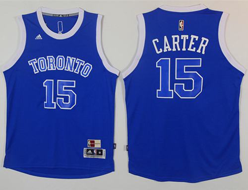  NBA Toronto Raptors 15 Vince Carter Light Blue Throwback Stitched NBA Jersey