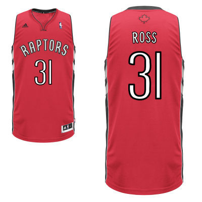  NBA Toronto Raptors 31 Terrence Ross New Revolution 30 Swingman Road Red Jersey