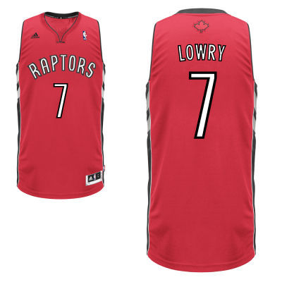  NBA Toronto Raptors 7 Kyle Lowry New Revolution 30 Swingman Red Jersey