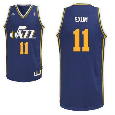  NBA Utah Jazz 11 Dante Exum New Revolution 30 Swingman Blue Jersey