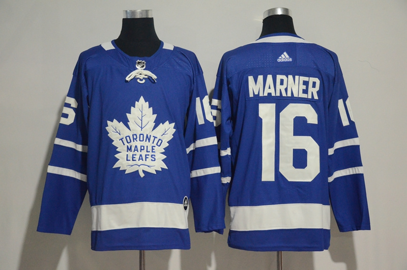  NHL Toronto Maple Leafs 16 Mitchell Marner Blue Ice Hockey Jerseys