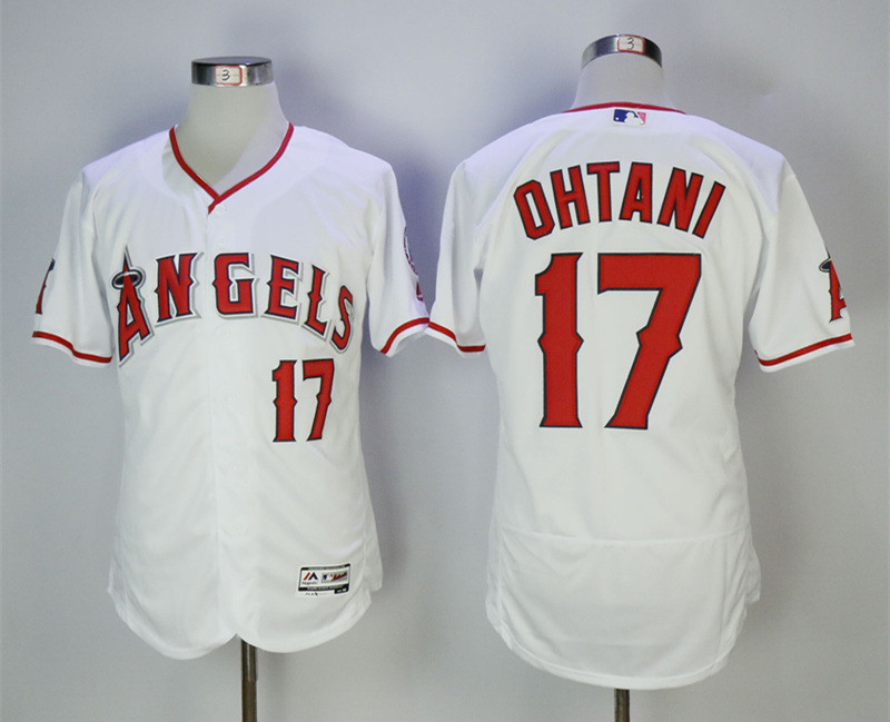 Angels 17 Shohei Ohtani White Flexbase Jersey